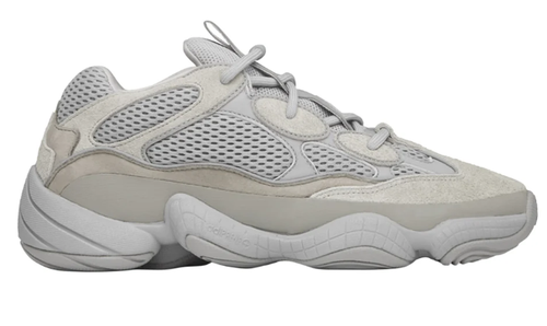 adidas Yeezy 500 Lace-Up Sneakers - Light Grey