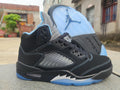 Air Jordan 5 "Black University Blue" – Black & Light Blue