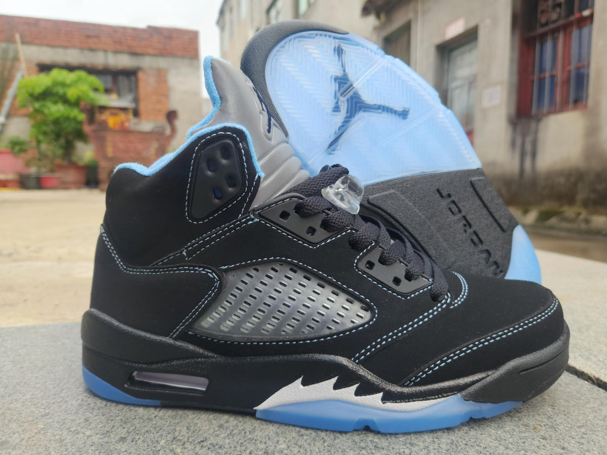 Air Jordan 5 "Black University Blue" – Black & Light Blue