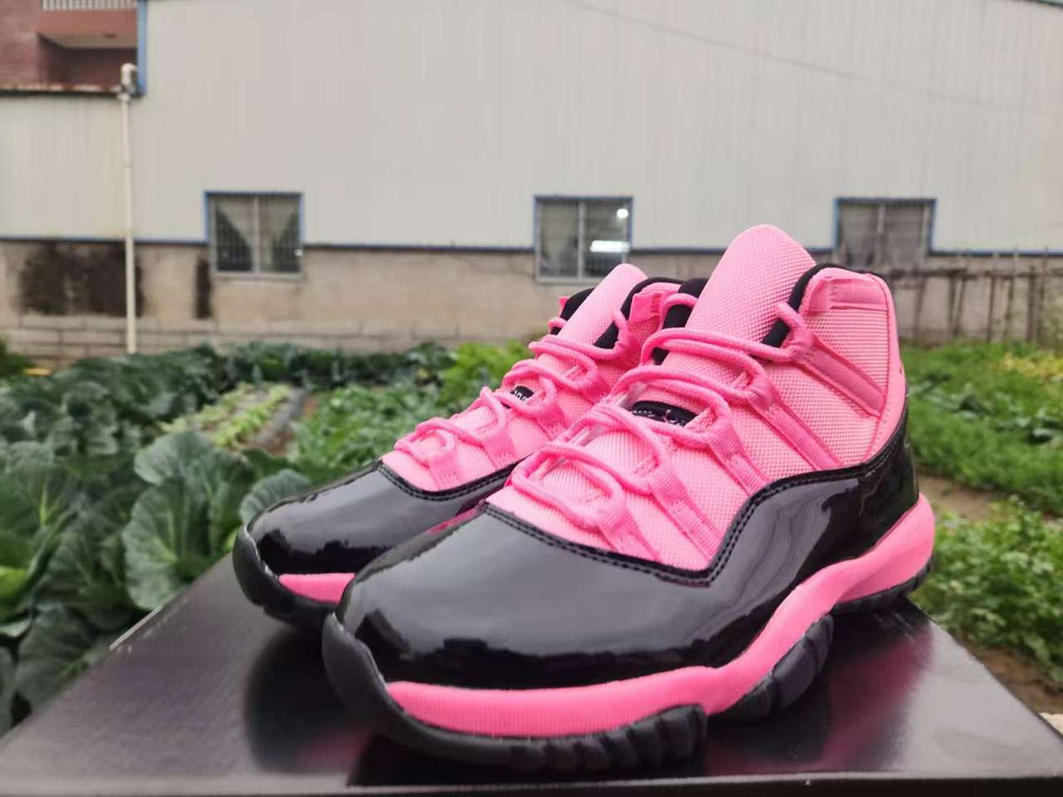 Air Jordan 11 Retro – Pink & Glossy Black