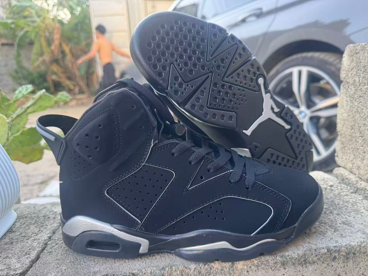 Air Jordan 6 Retro – Black & Silver