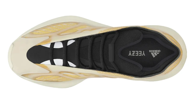 adidas Yeezy 700 V3 Lace-Up Sneakers - Yellow & Cream