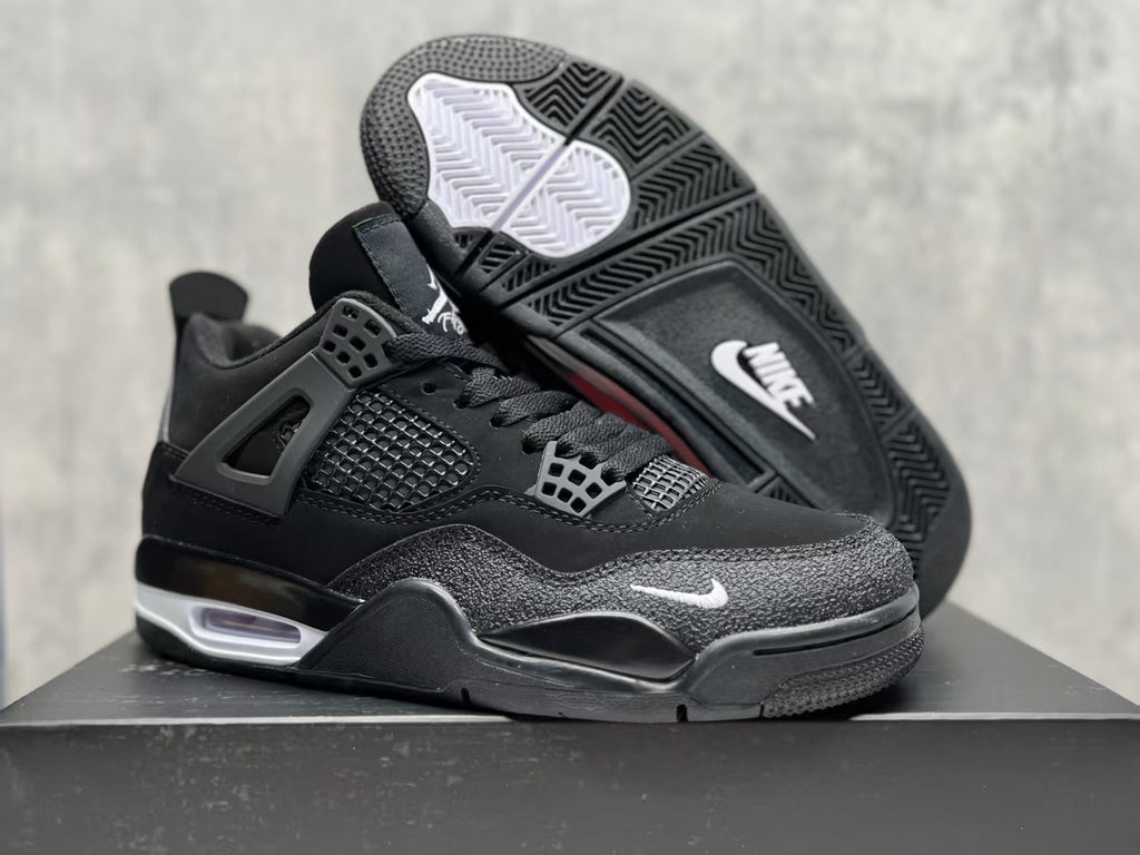 Air Jordan 4 Retro "Black Motorsport" – Black & Grey