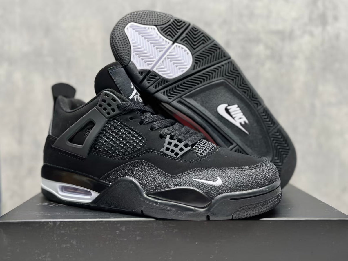Air Jordan 4 Retro "Black Motorsport" – Black & Grey