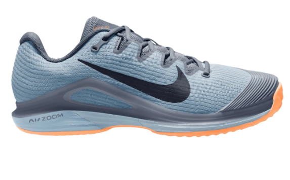 Nike Men's Vapor 12 Clay Court Tennis Shoes – Ashen Slate/Obsidian/Light Armory Blue