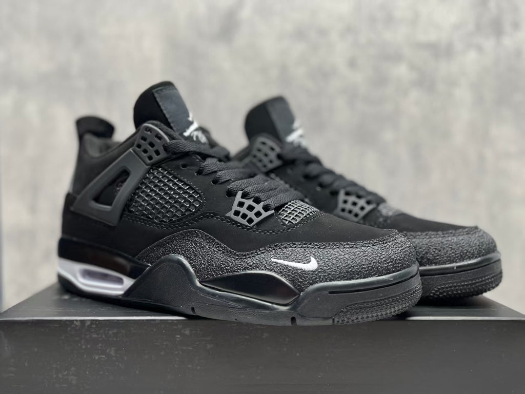 Air Jordan 4 Retro "Black Motorsport" – Black & Grey