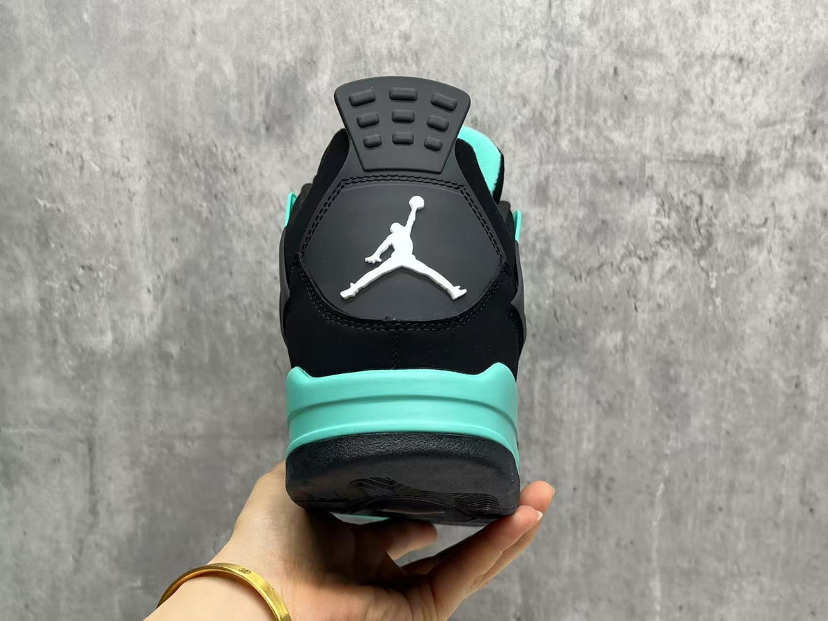 Air Jordan 4 Retro – Black & Mint Green
